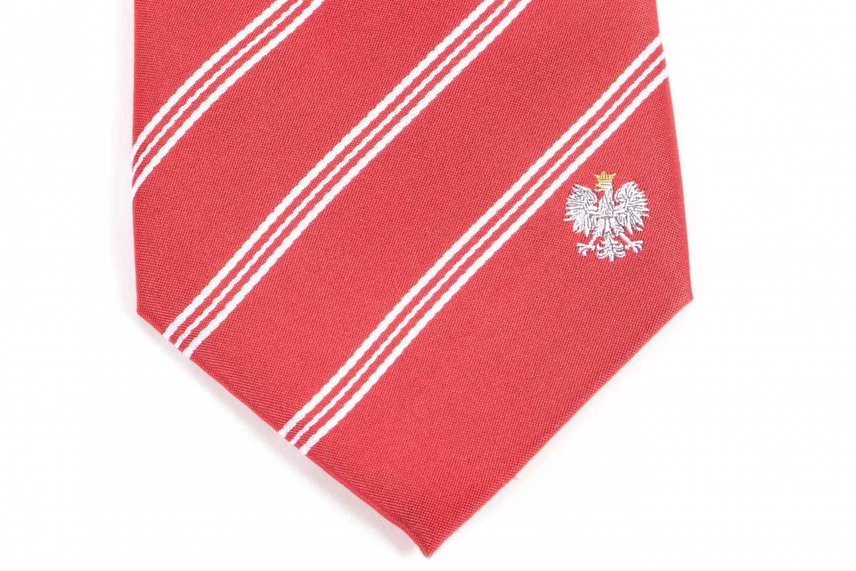 Legnica City Poland Flag Tie Clip Engraved in Pouch