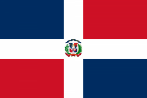 Our Dominican Republic Tie is modeled after the flag of the Dominican Republic
