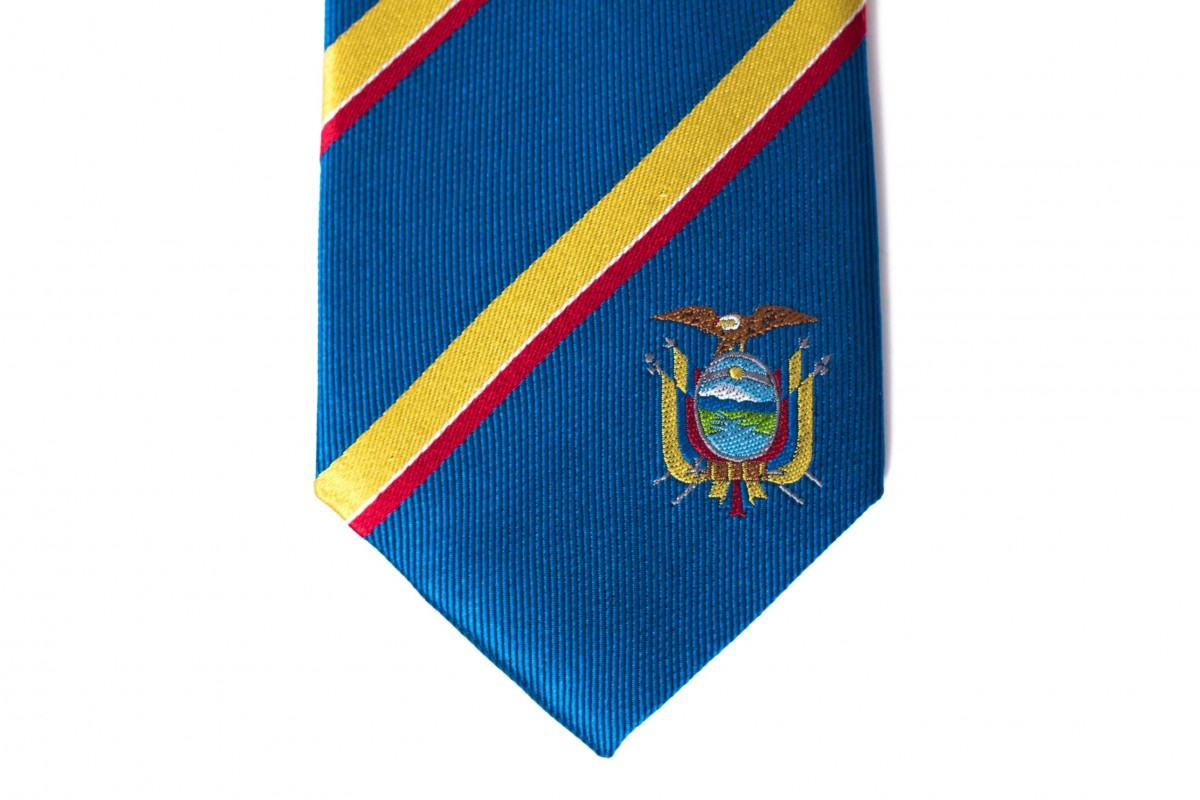 Ecuador Skinny Tie
