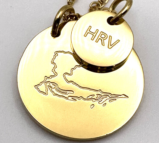 Croatia Necklace - HRV