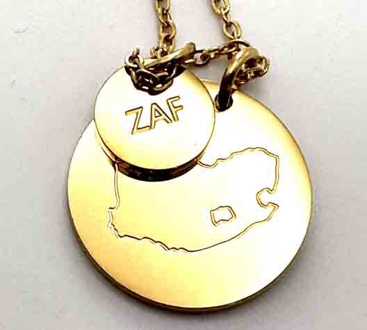 South Africa Necklace - ZAF