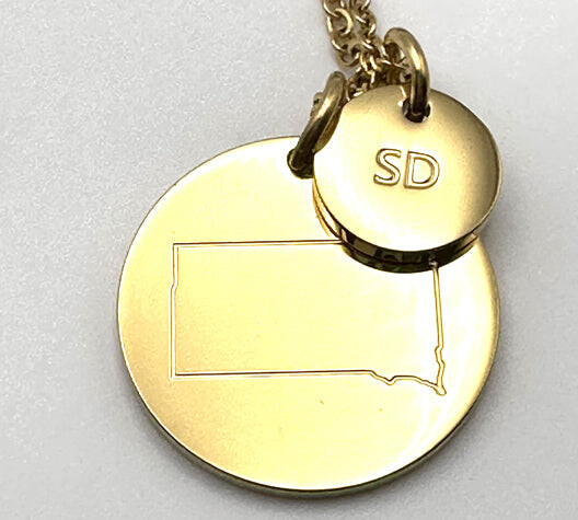 South Dakota Necklace - SD