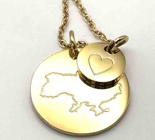 Ukraine Necklace - UKR