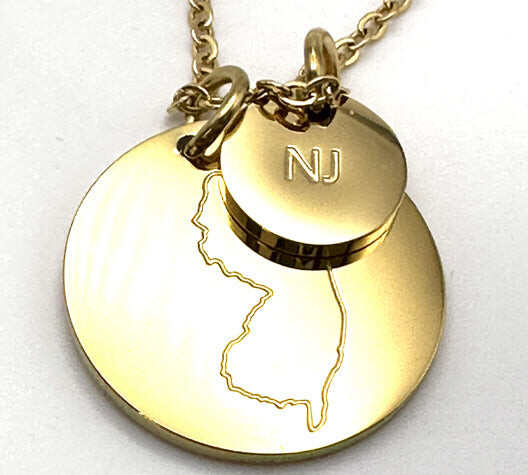 New Jersey Necklace - NJ