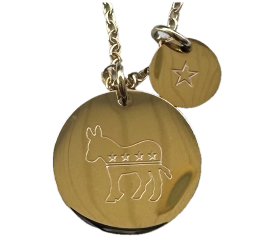Democrat Necklace
