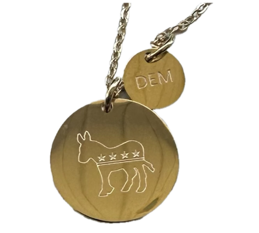 Democrat Necklace